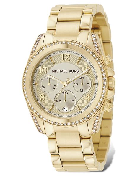 michael kors bone colored watch|Michael Kors gold watch price.